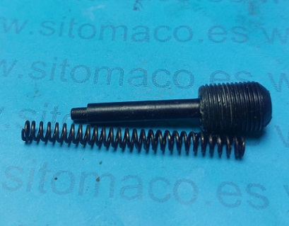 MUELLE BARRA PRENSATELAS  SIGMA ZZ - 2da MANO(INCLUYE TORNILLO)